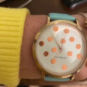 Wristology Leather Band Rose Gold Watch